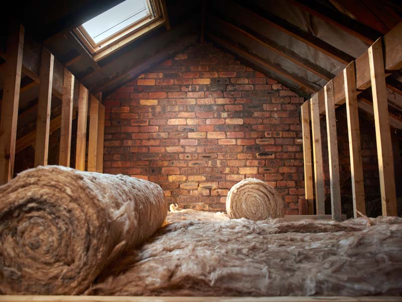 loft insulation and boarding