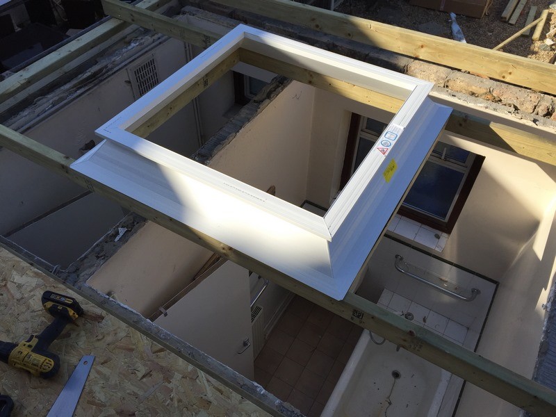 roof light for fibre glass roof